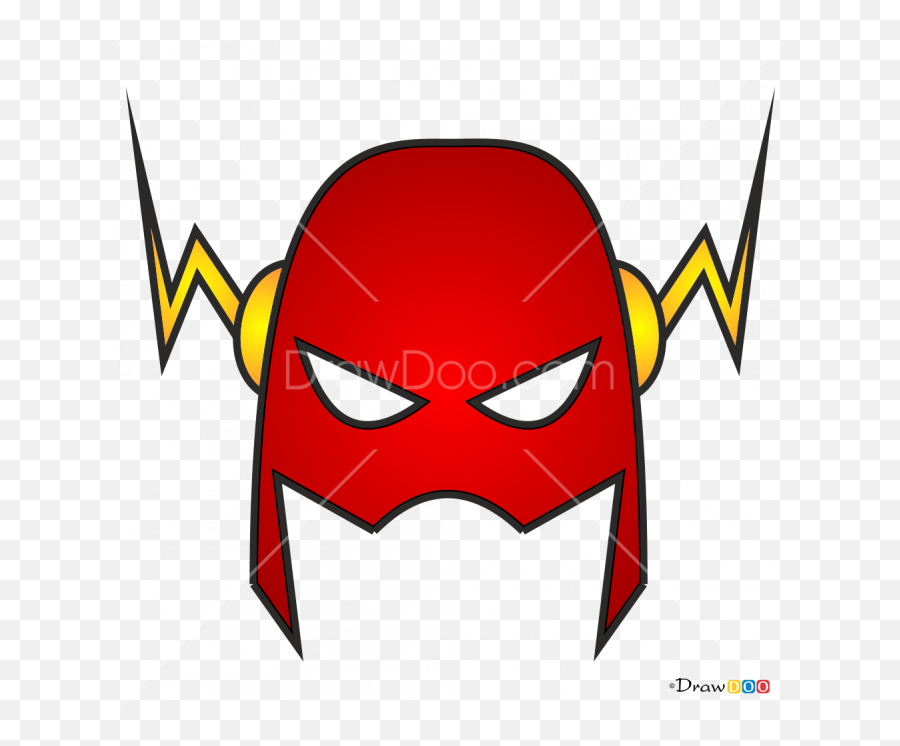 The Flash Mask Clipart - Mask Emoji,The Flash Emoji