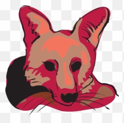 Fox Face Icon - Zorro Emoji Clipart Clip Art Library Clip Art,Fox Face Emoji