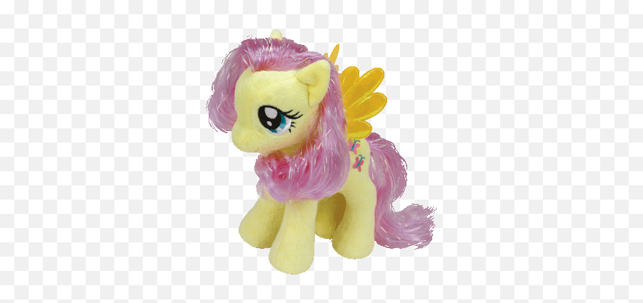 Beanie Babies Natural Pet Foods - My Little Pony Plush Baby Fluttershy Emoji,Emoji Horse And Arm
