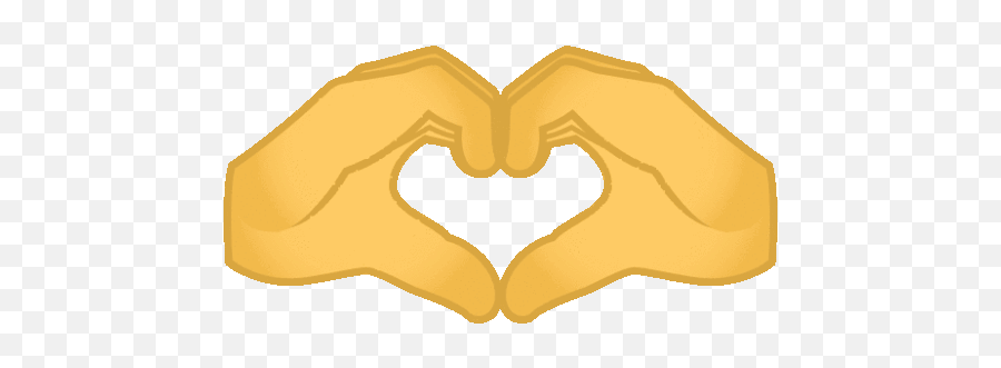 Hand Heart Emoji Joypixels Gif - Handheartemoji Heart Heart Hands Emoji Transparent,The Hand Emoji