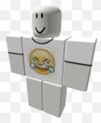 Crying Laughing Emoji Distorted T Shirt - Roblox White Aesthetic