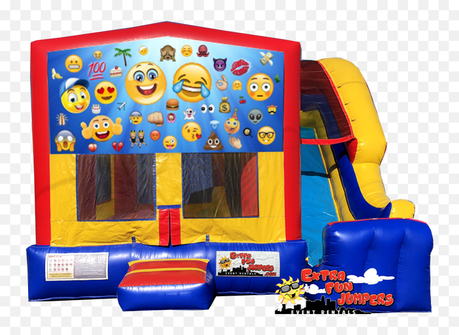 Emoji Jumper With Slide - Rent Monster Truck Jumper,Castle Emoji