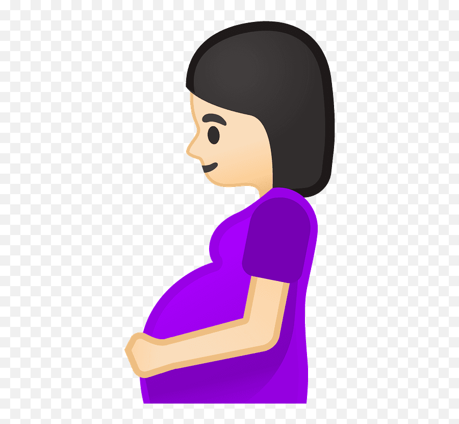 Peau Claire Femme Enceinte Image Clipart Téléchargement - Transparent Pregnant Emoji Png,Emoji Bras