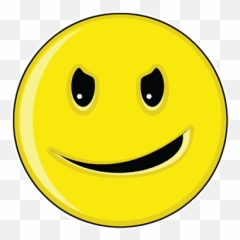 Smiley Face - Mischievous Clip Art Emoji