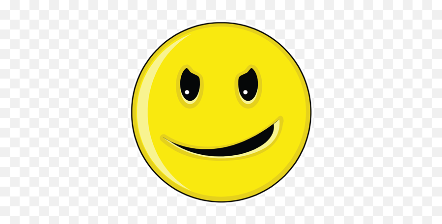 Smiley Face - Mischievous Clip Art Emoji,Evil Emoticon