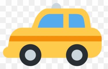 Twemoji2 1f695 - Taxi Emoji,Door Emoji