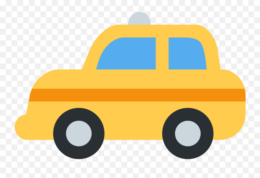 Twemoji2 1f695 - Taxi Emoji,Door Emoji
