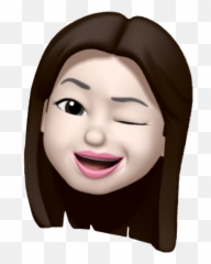 Memoji animoji girl с фоном