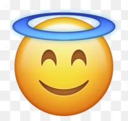 Angel Halo Emoji Iphone - Angel Emoji Png,Iphone Emojis
