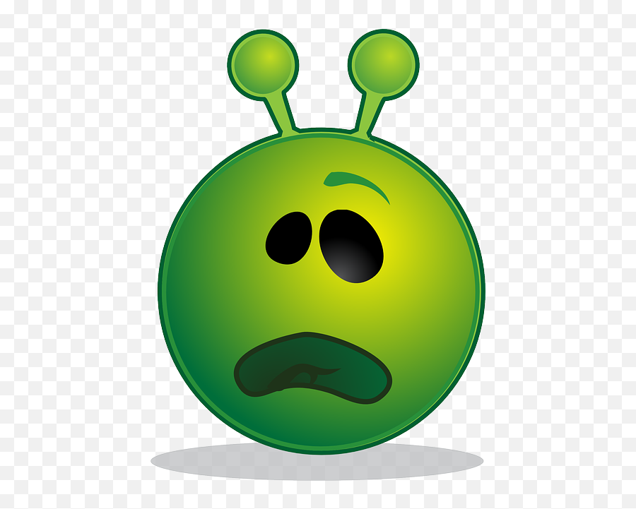 Happy Face Sad Face Emoticon - Alien Smiley Emoji,Upside Down Happy Face Emoji