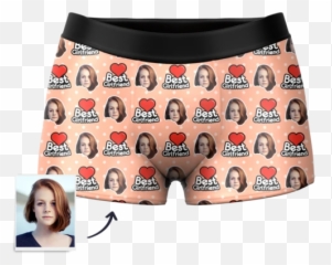 Custom Face Boxers Custom Underwear - Girlfriend Face Underwear Emoji,Tighty Whities Emoji