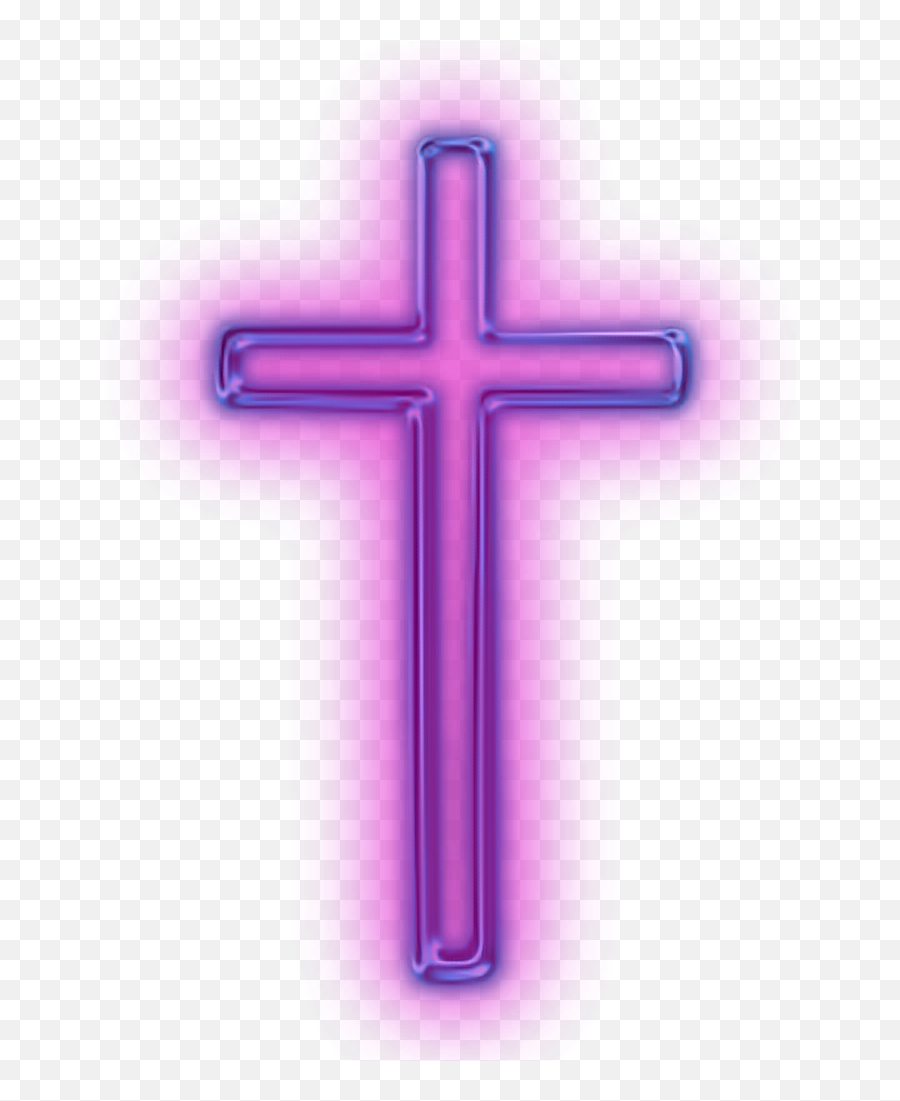 Cross Religion Jesus God Christ Purple - Cross Emoji,Jesus Cross Emoji