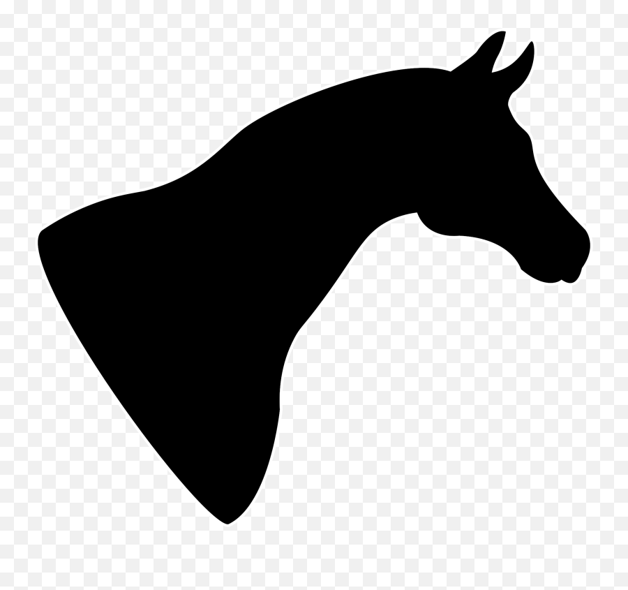Horse Head Vector Free Download Clip - Horse Head Silhouette Png Emoji,Horse Face Emoji