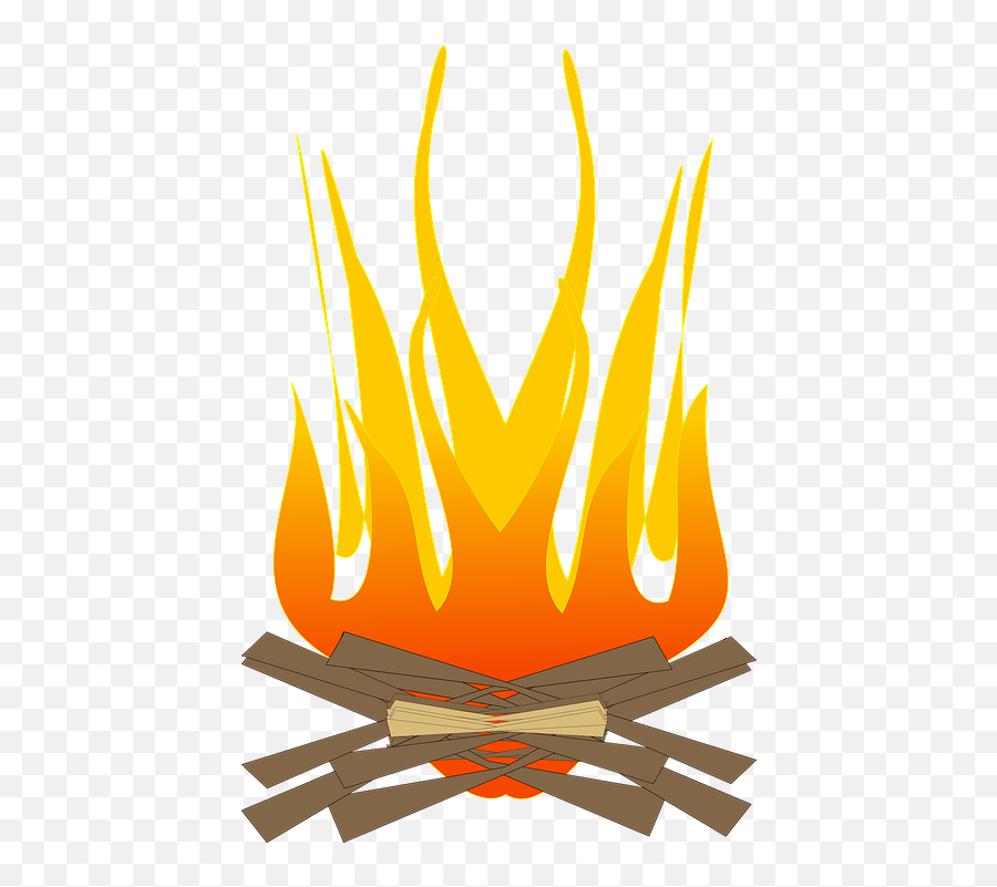 Free Campfire Fire Vectors - Camp Fire Animated Png Emoji,Fire Emoticon