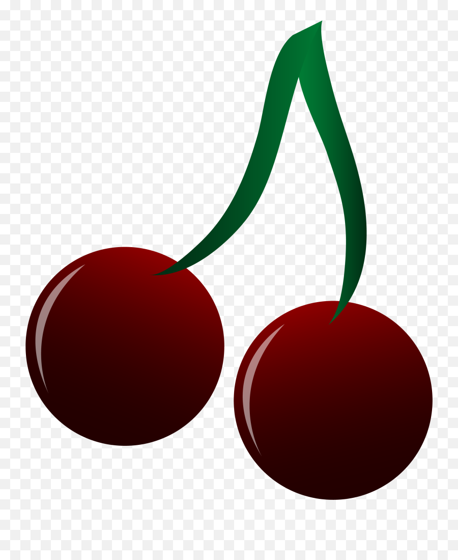 Cherry Clipart Transparent - Black Cherry Clip Art Emoji,Emoji Cherry