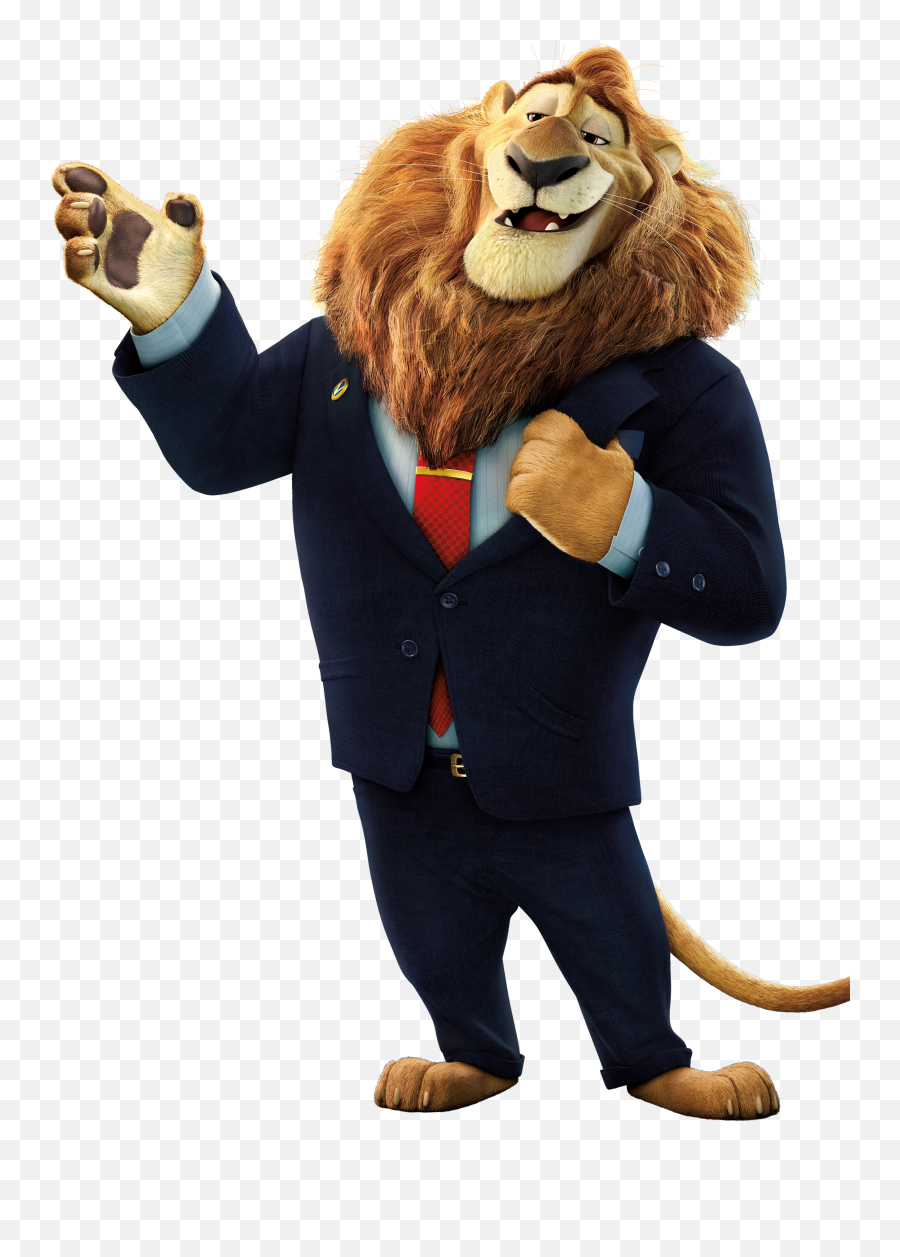 Mayor Lionheart - Zootopia Mayor Lionheart Emoji,Tony The Tiger Emoji