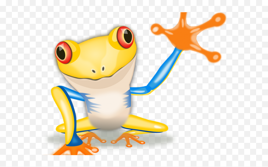Animated Smiley Faces Waving Goodbye - Costa Rica Frog Clipart Emoji,Animated Emoticons Free