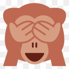 See No Evil Emoji Png Picture - Monkey Twitter