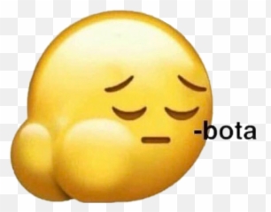 Bota Emoji Sad Sadface Meme -