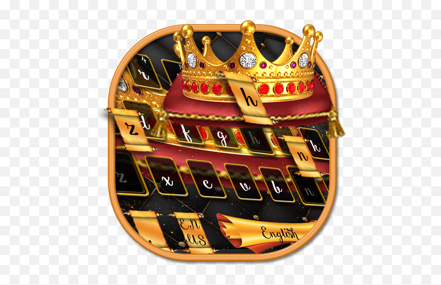 Luxury Royal Crown Keyboard - Badge Emoji,Crown Emoji Keyboard