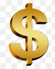 Finance Dollar Financial World - Transparent Background Gold Dollar Sign Png Emoji,Cash Bag Emoji