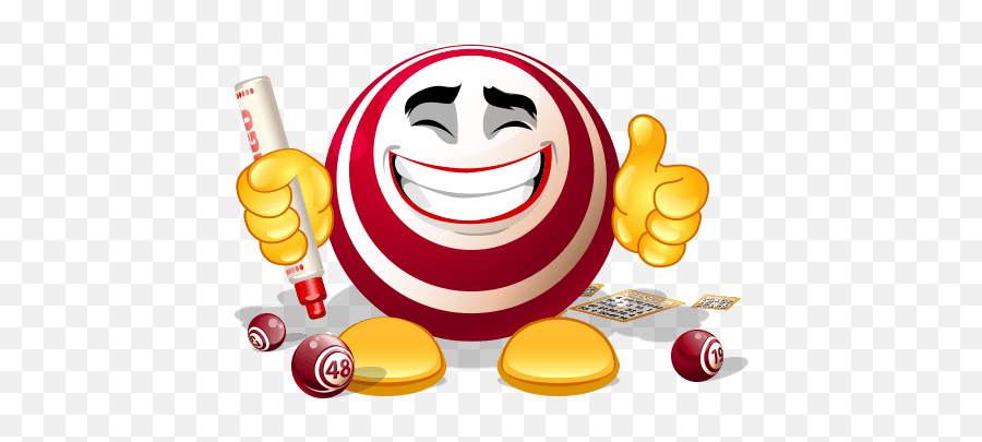 Were Totally Grateful For Bingo - Clipart Bingo Balls Emoji,Grateful Emoticon