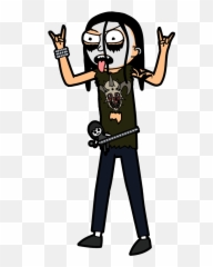 Shrimp Morty Other Mortys Coming To - Rick And Dethklok Emoji