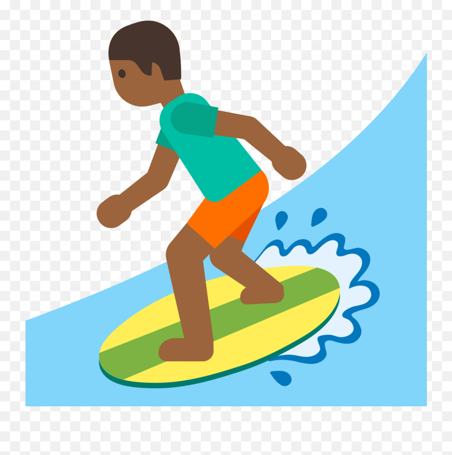 Emoji U1f3c4 1f3fe - Emoji Surfista,Emoji Jump