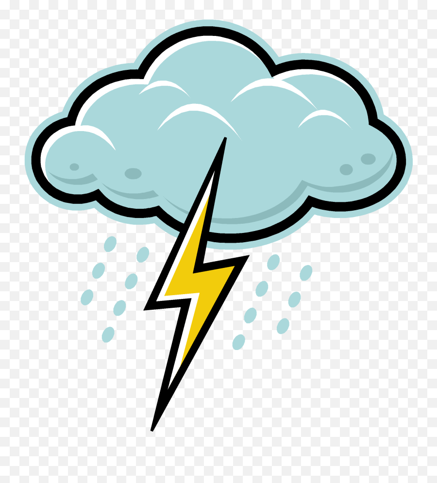 29 Thunder Clipart Extreme Weather Free Clip Art Stock - Thunder Sounds Clipart Emoji,Thunderstorm Emoji