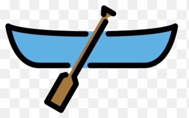 Canoe - Clip Art Emoji