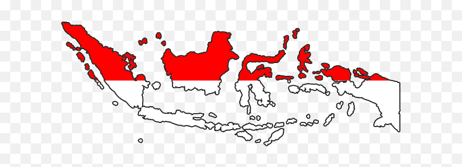 Indonesia Flag Map Peta Indonesia Kurikulum - Indonesia Map And Flag Emoji,Indonesia Flag Emoji