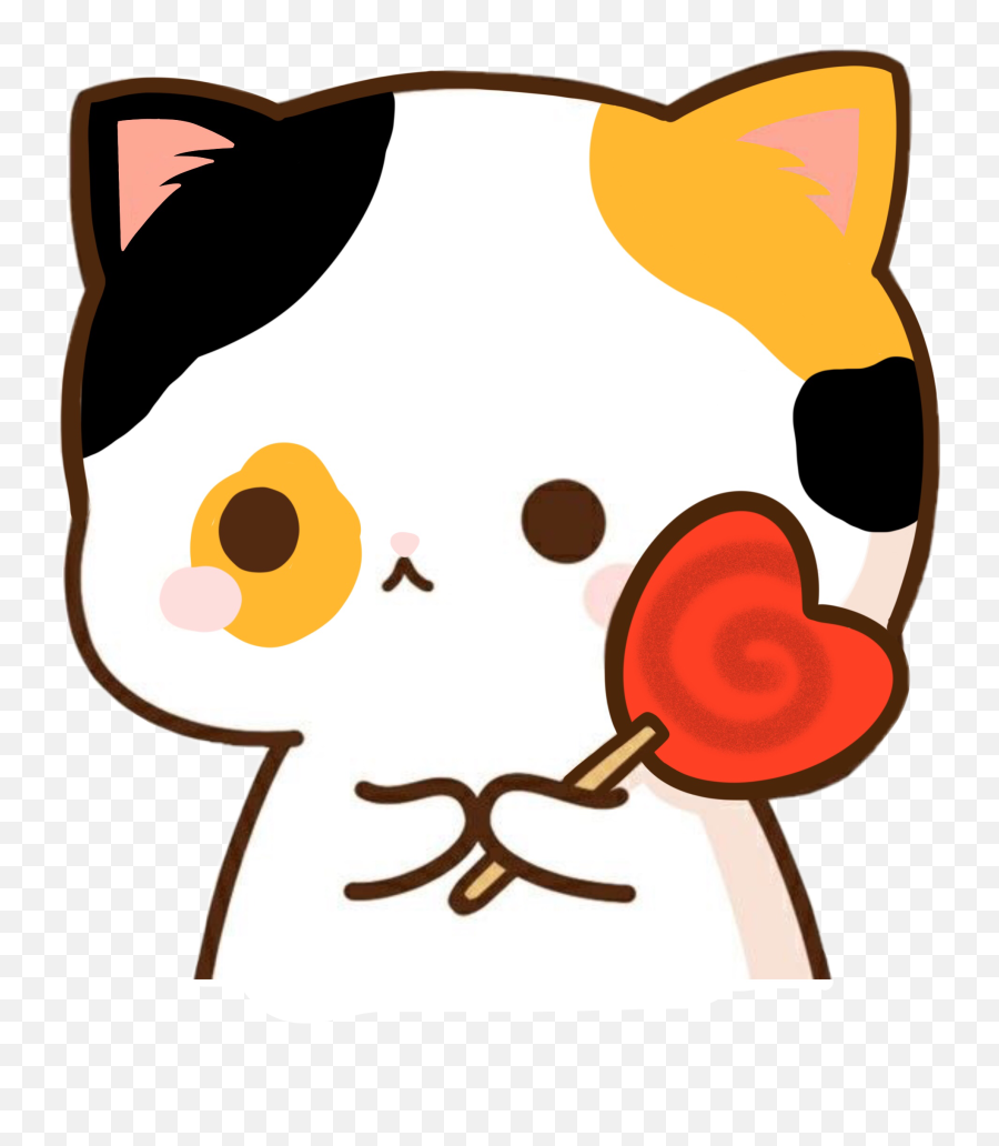 Calicocat Freetoedit - Sticker By Puff Chibi Cute Kawaii Animals Emoji,Puff Emoji