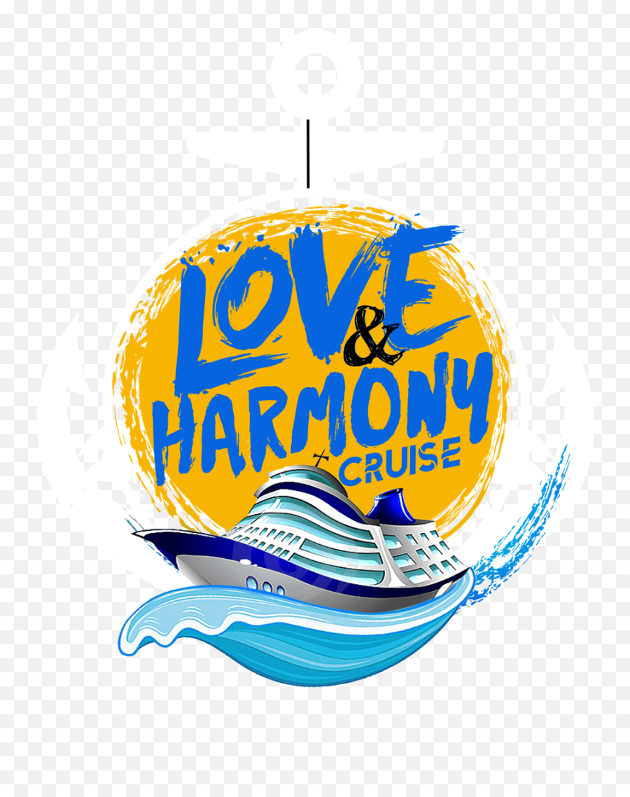 Download Hd Love U0026 Harmony White Anchor Logo - Love And Illustration Emoji,Cruise Emoji