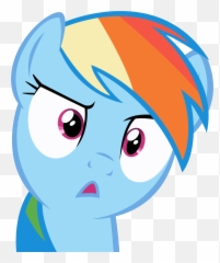 The Avatar Above Just Licked You Whats Your Reaction - Rainbow Dash Emoji,Creep Face Emoji