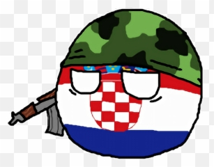 Croatiaball - Transparent Croatia Countryballs Emoji,Boxing Glove Emoji Iphone