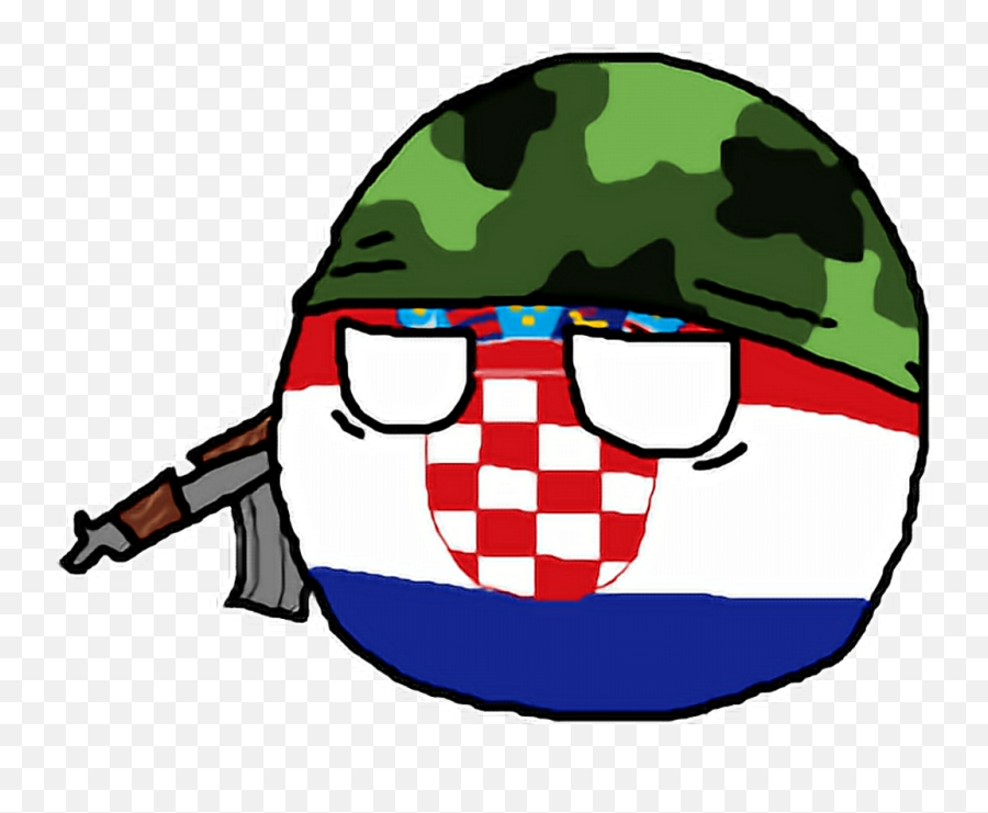 Croatiaball - Transparent Croatia Countryballs Emoji,Boxing Glove Emoji Iphone