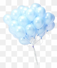 Blue Balloons Blueballoon Emoji