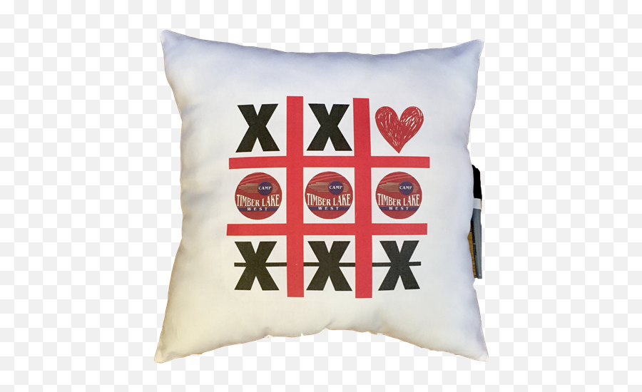 Tic Tac Toe 16x16 Pillow - Cushion Emoji,Happy Emoji Pillow