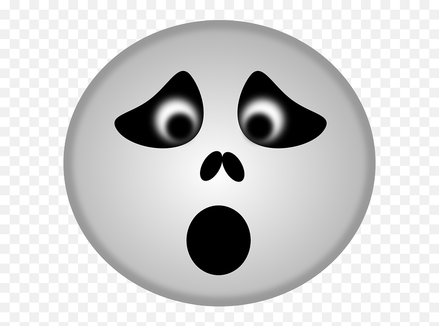 Halloween Witches Ghosts - Clipart Spooky Face Ghost Emoji,Ghost Emoticon