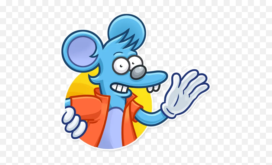 Itchy And Scratchy Stickers - Live Wa Stickers Stickers Itchy And Scratchy Whatsapp Emoji,Emojios