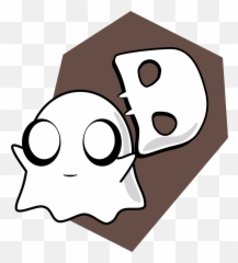 Ghost With Brown Coffin - Dot Emoji,Casket Emoji