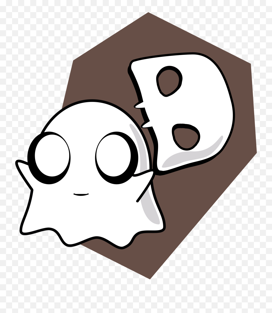 Ghost With Brown Coffin - Dot Emoji,Casket Emoji