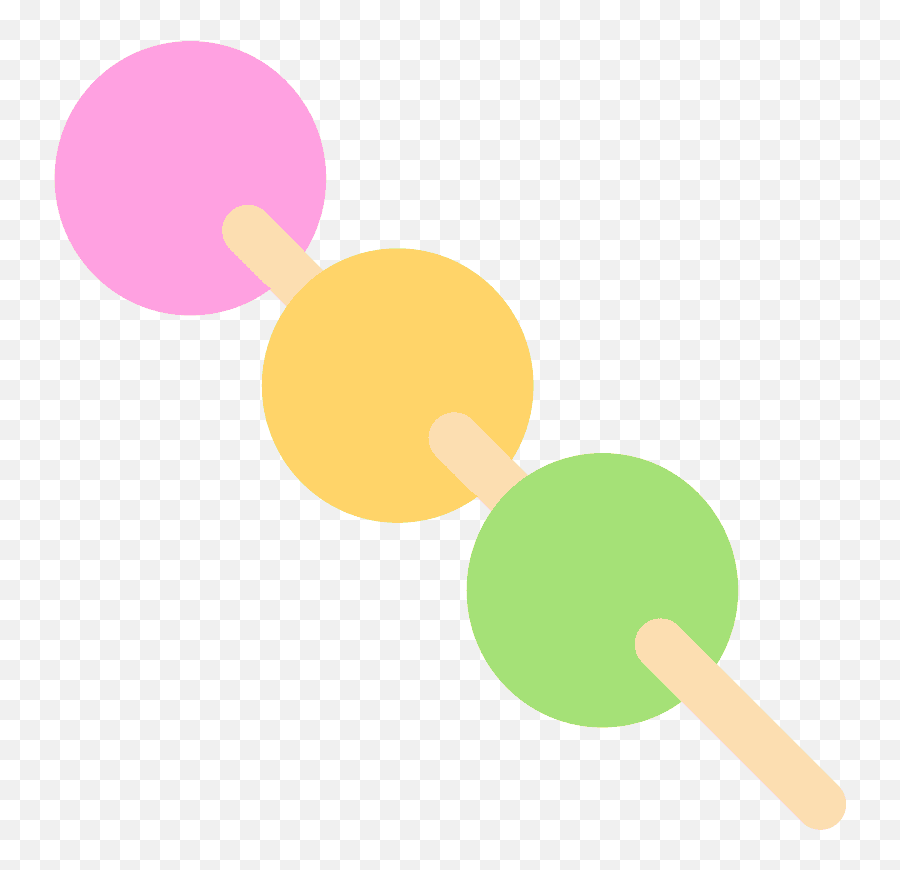 Dango Emoji Clipart - Dango Hanami Emoji,Emoji Candy Table