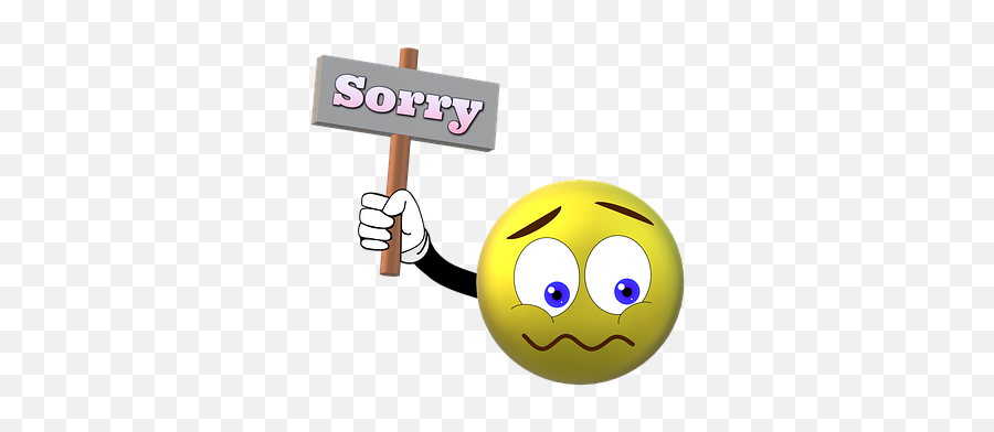 Free Sorry Sad Illustrations - Excuse Me Emoji,I'm Sorry Emoji