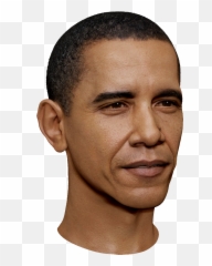 Obama Head Png - Barack Obama Face Png Emoji,Obama Emoji