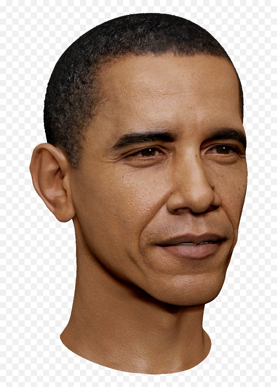 Obama Head Png - Barack Obama Face Png Emoji,Obama Emoji
