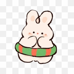 Happy Cute Rabbit Png Image Emoji