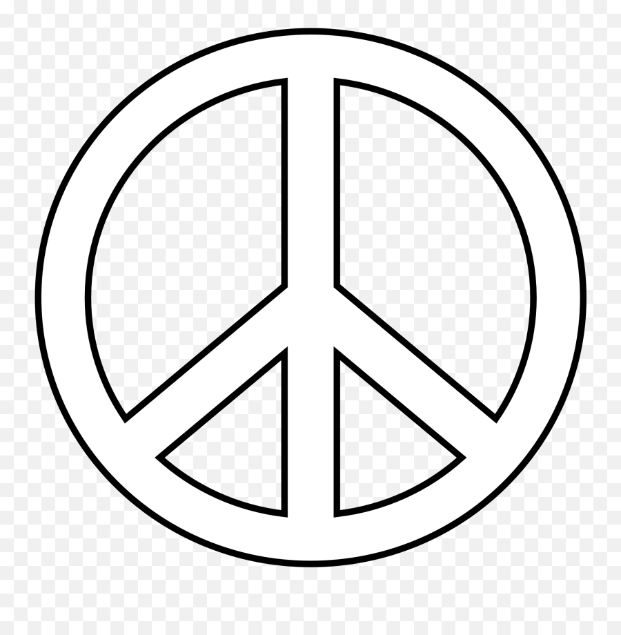 Peace Clipart Peace Emoji Peace Peace Emoji Transparent - Peace Sign Clipart Black And White,Stickman Emoji