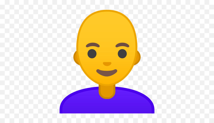 Bald Emoji Meaning With Pictures - Bald Emoji,Beard Emoji