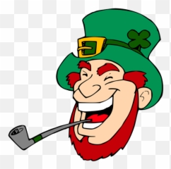 Laughing Leprechaun Vector Image - Emoji